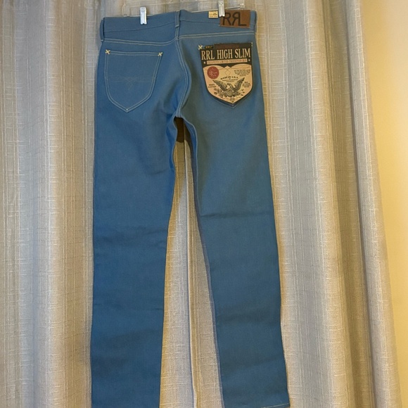 RRL Selvedge Denim Jeans, Limited Edition High-Slim - Picture 2 of 2